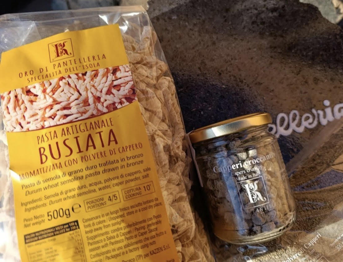 Busiate aromatizzate alla polvere di cappero 500 g