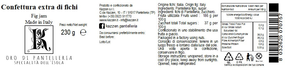 Confettura di fichi 230 g