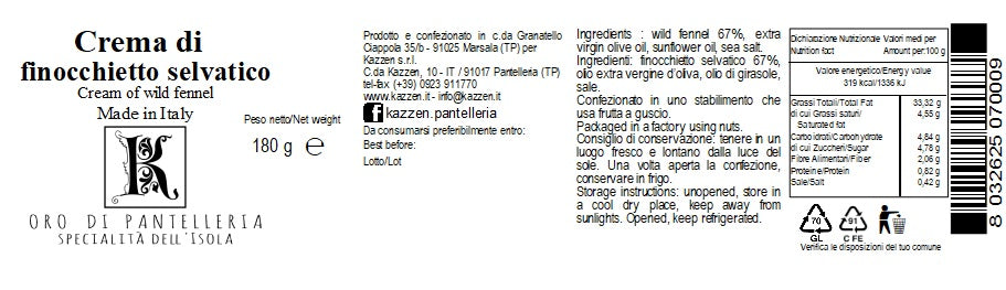 Crema di finocchietto selvatico 180 g