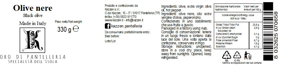 Olive nere 330 g