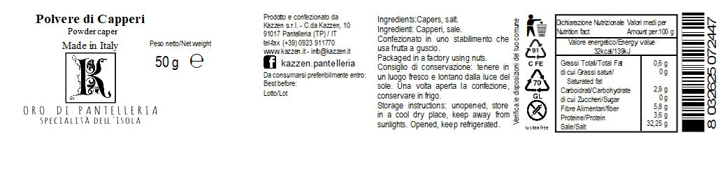 Polvere di cappero 50 g