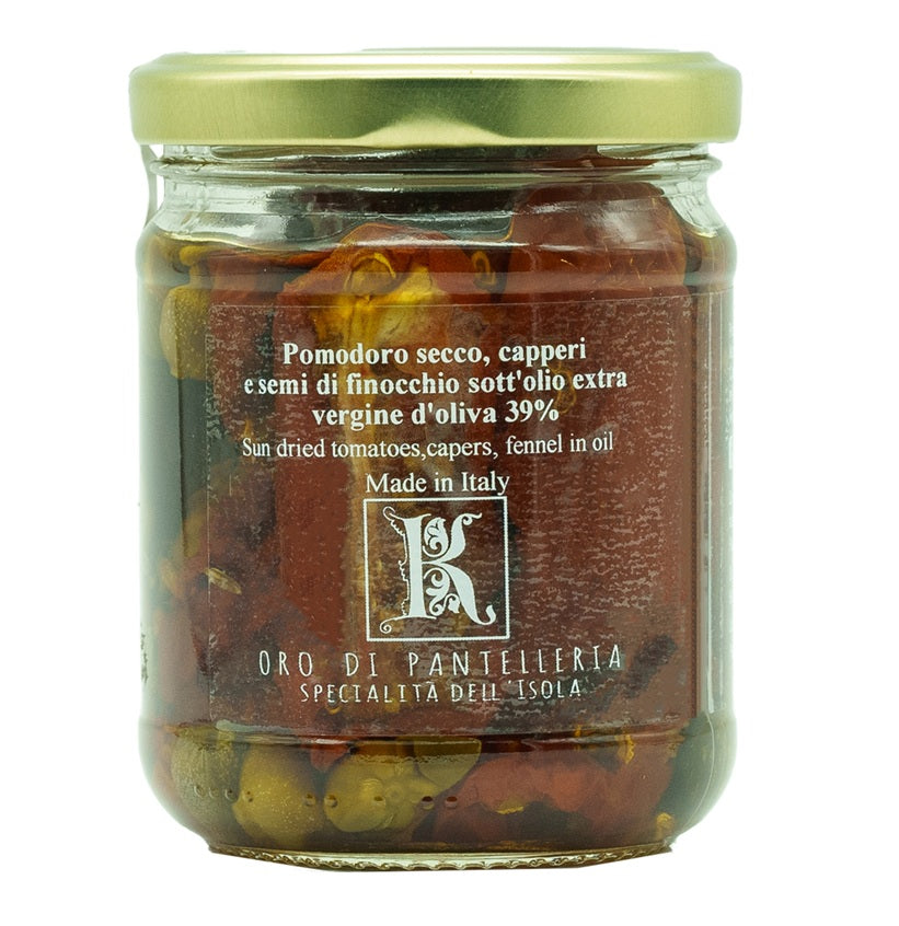Sott'olio di pomodoro secco, capperi e finocchio 180 g